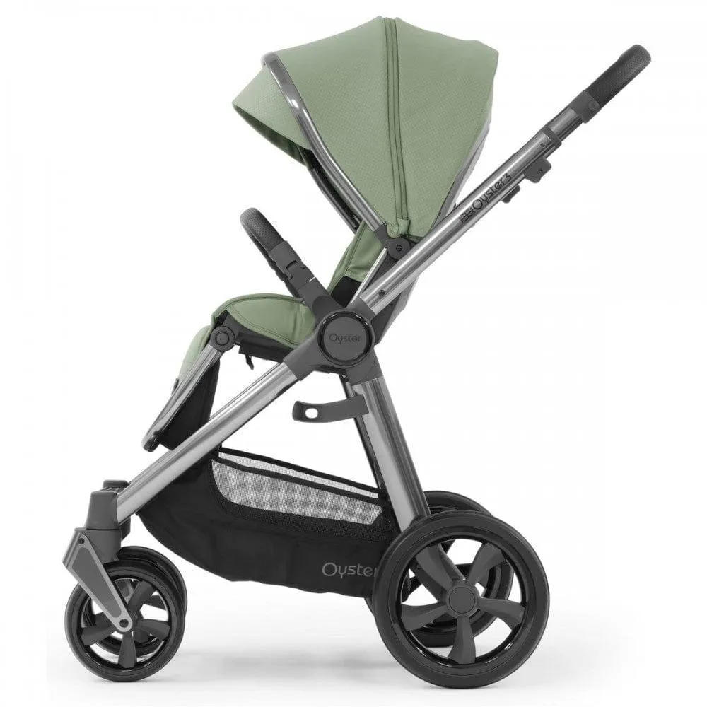 Oyster 3 Stroller - Gun Metal/Spearmint