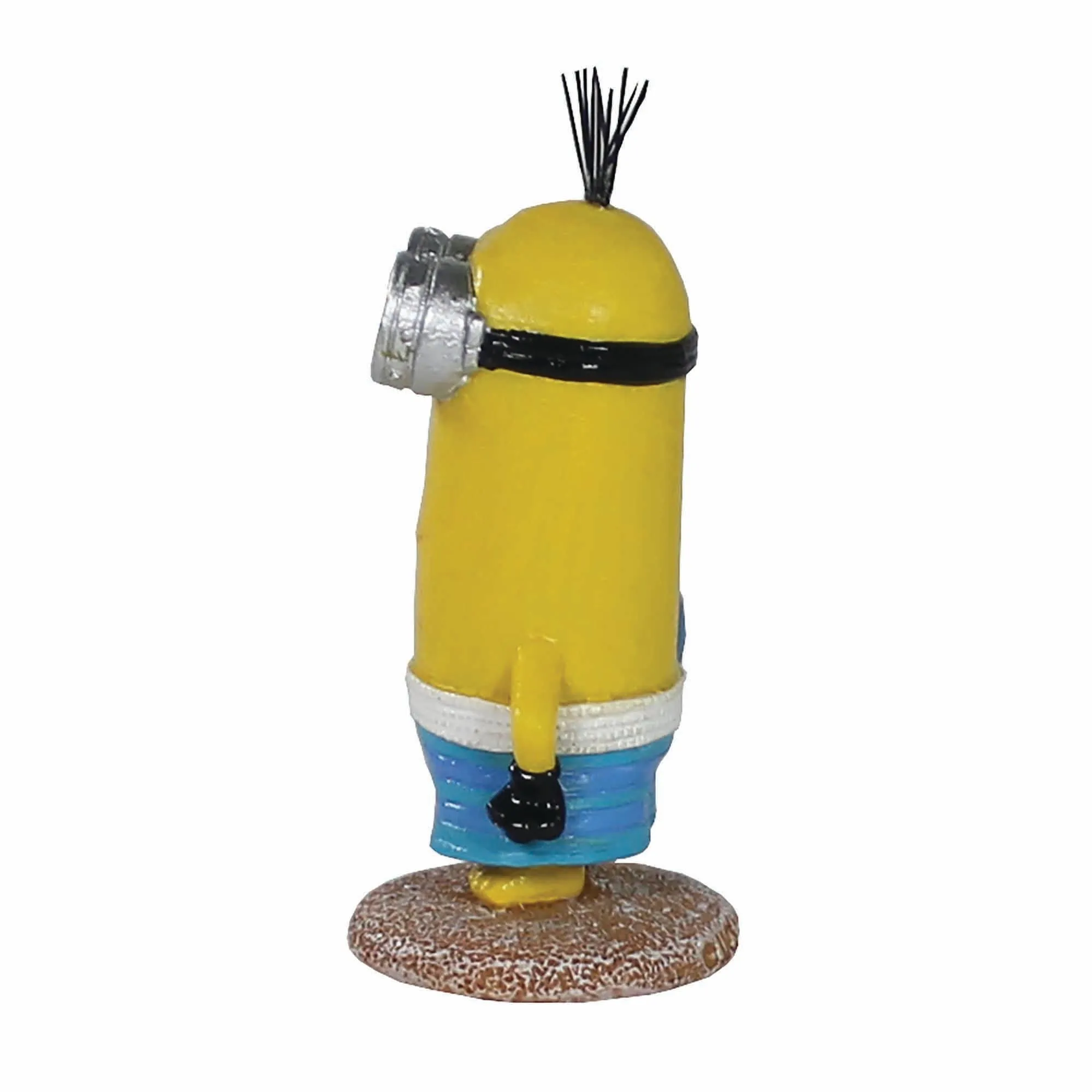 Penn-Plax Minions Officially Licensed Fish Tank and Aquarium Ornament – Beach Buddy Kevin - Small