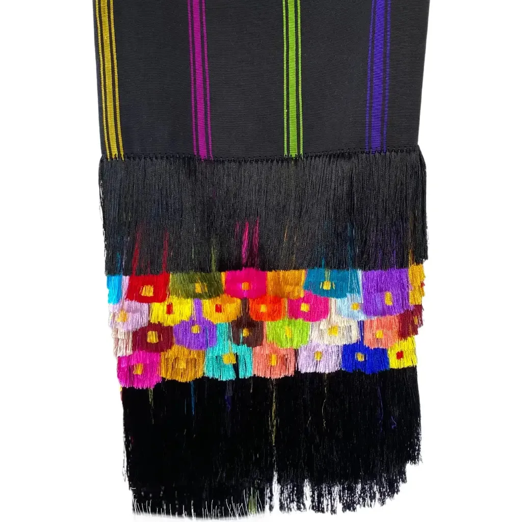 Purepecha rebozo with fringe