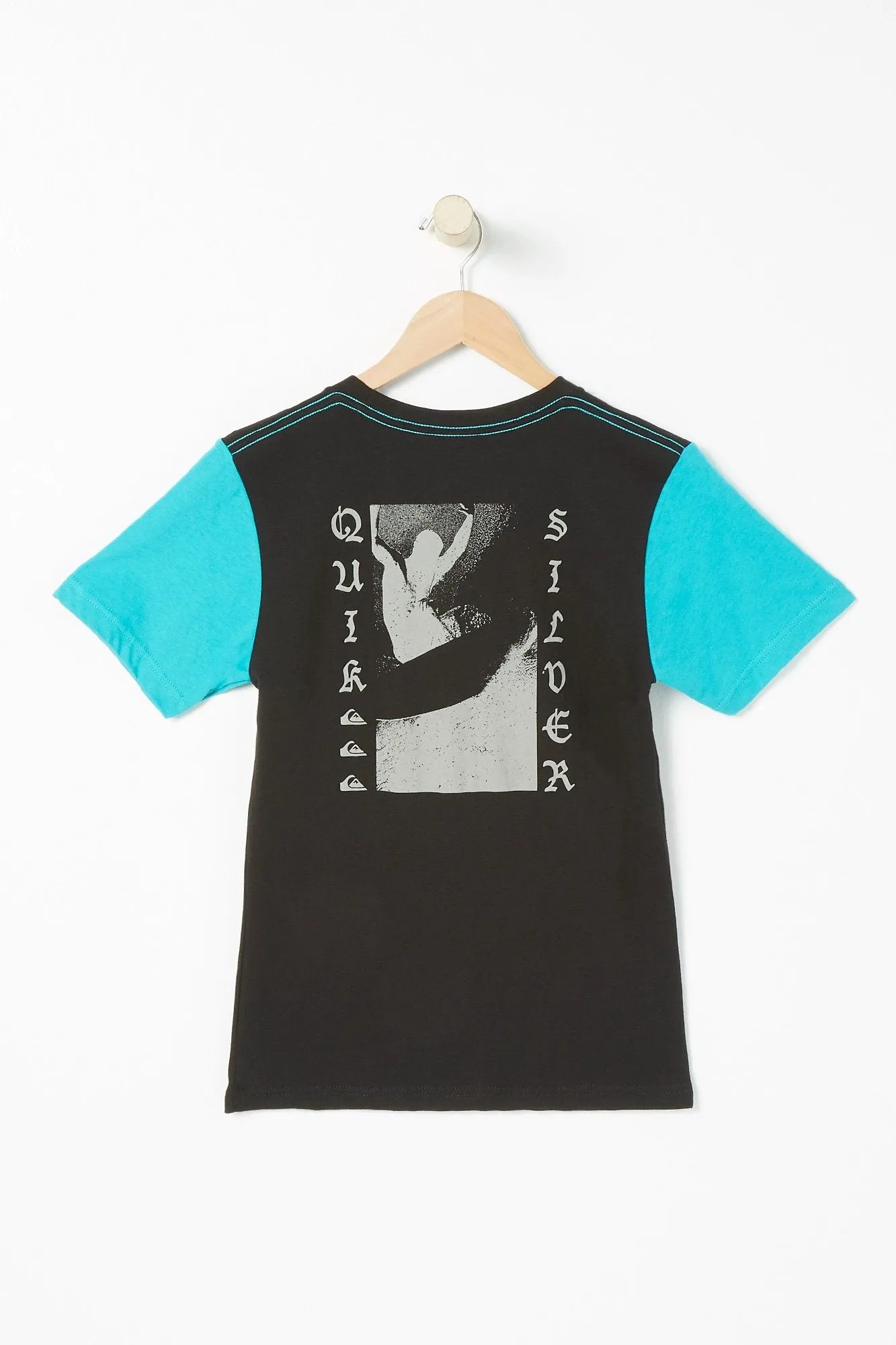 Quiksilver Youth Dark Show Contrast Short Sleeve Tee