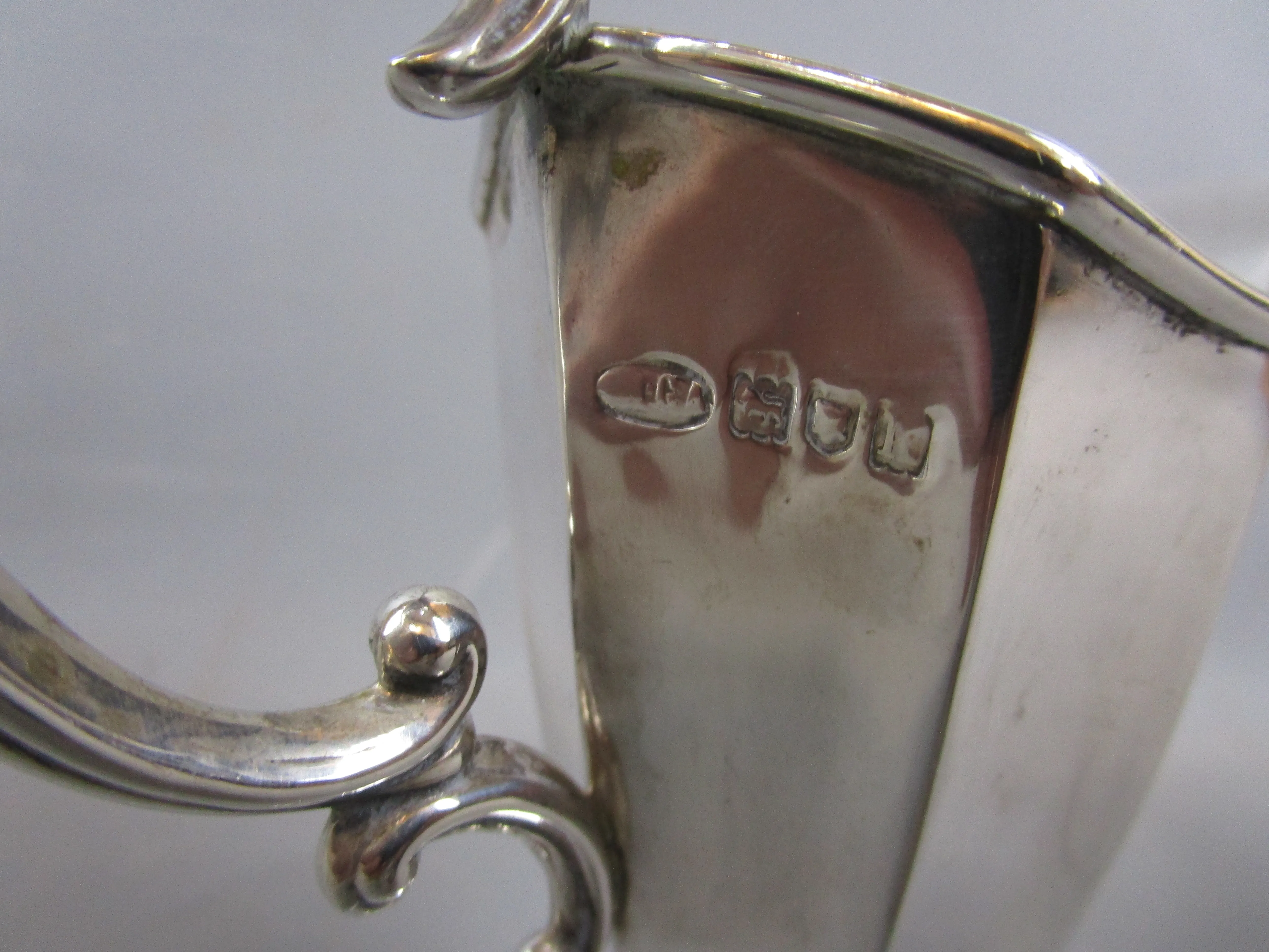 Sterling Silver Asprey Cream Jug Antique Edwardian London 1905