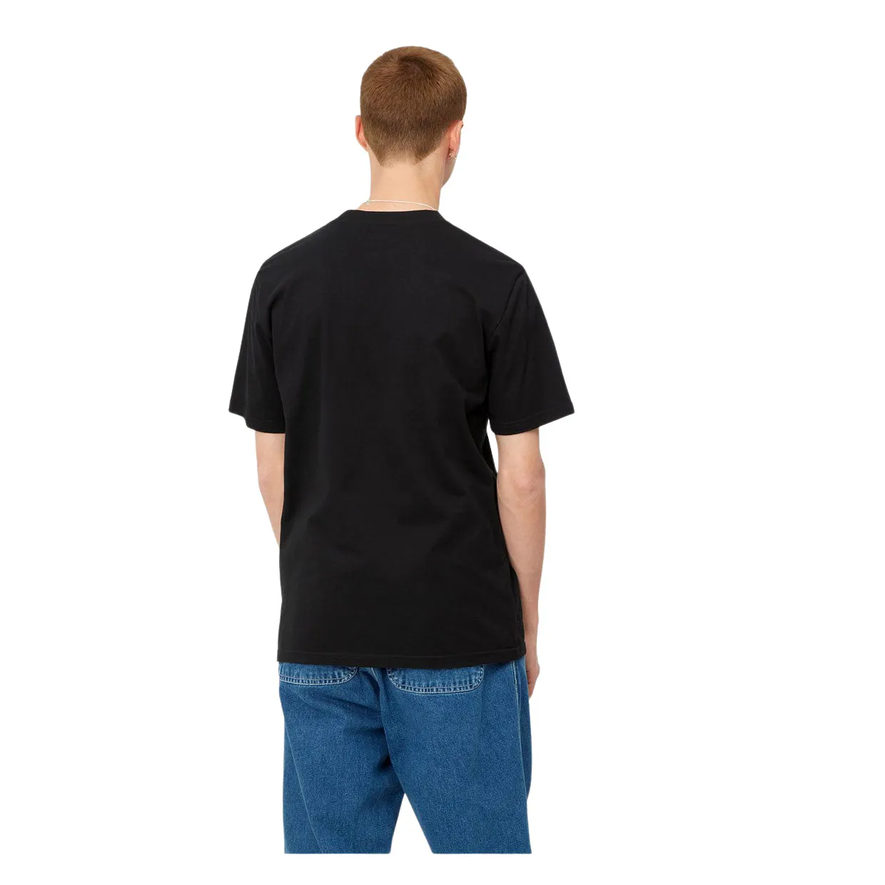 T-shirt Carhartt WIP S/S Script Nero