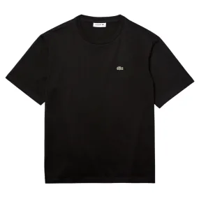 T-shirt Donna Lacoste Girocollo Nero