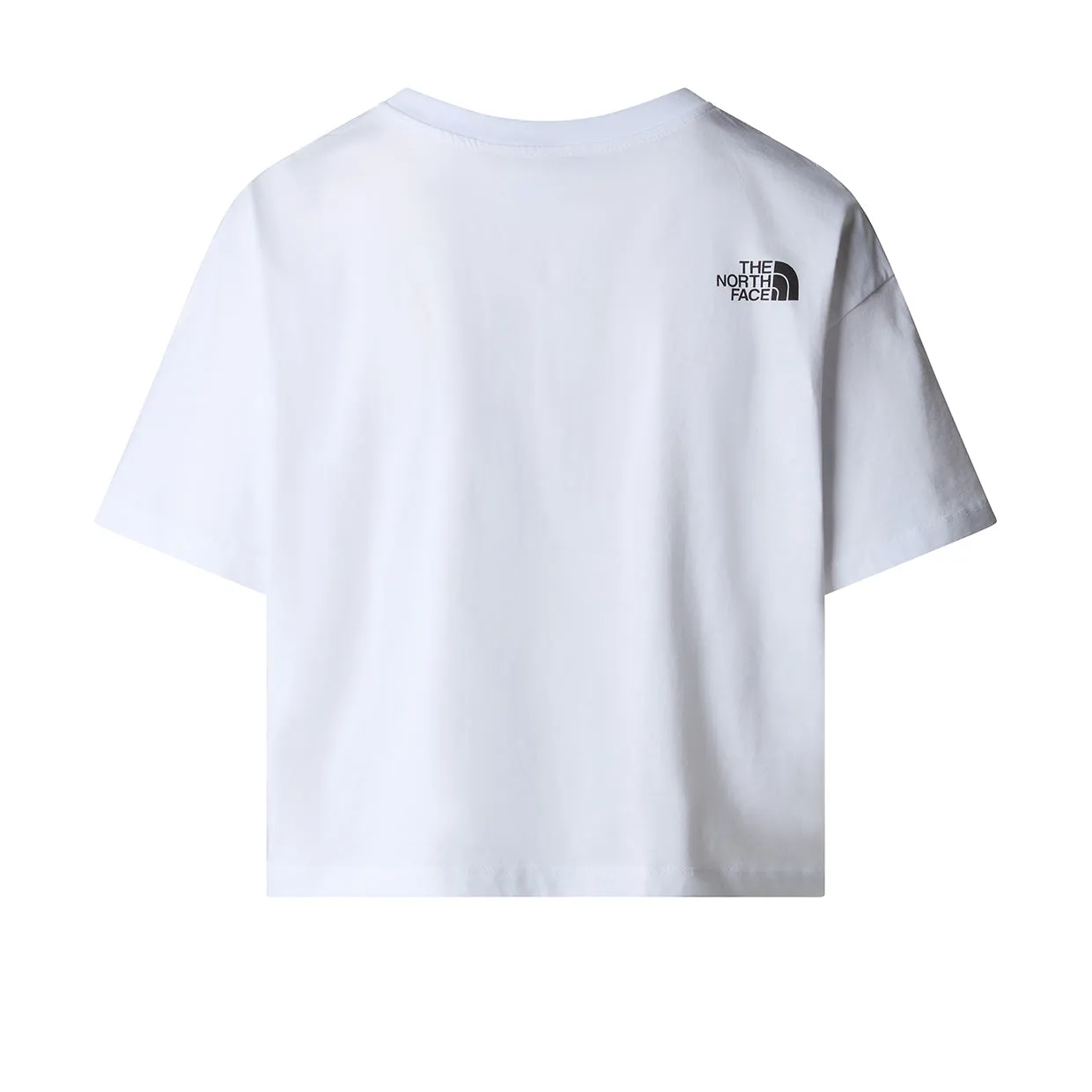 T-shirt Donna The North Face Simple Dome Cropped Bianco