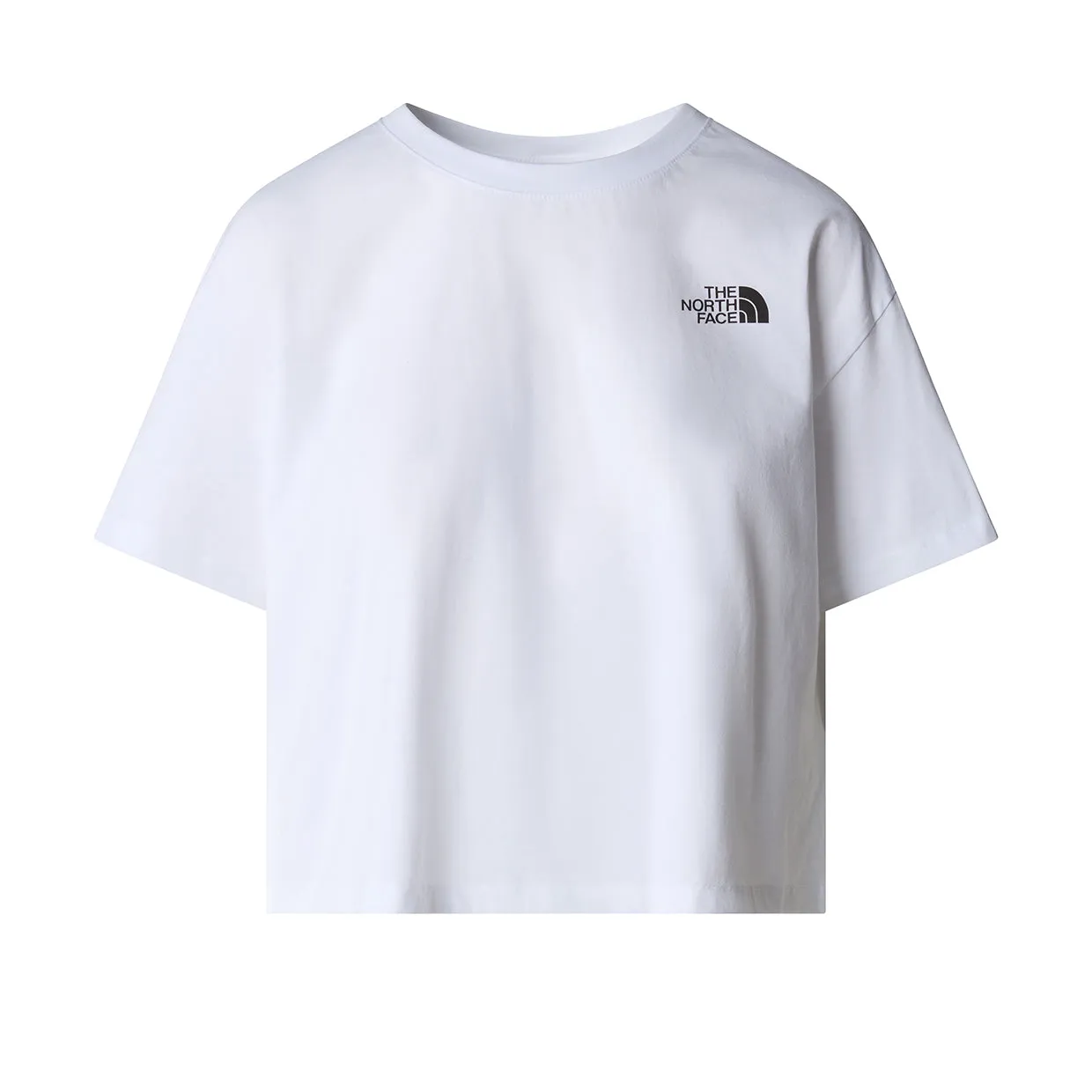 T-shirt Donna The North Face Simple Dome Cropped Bianco