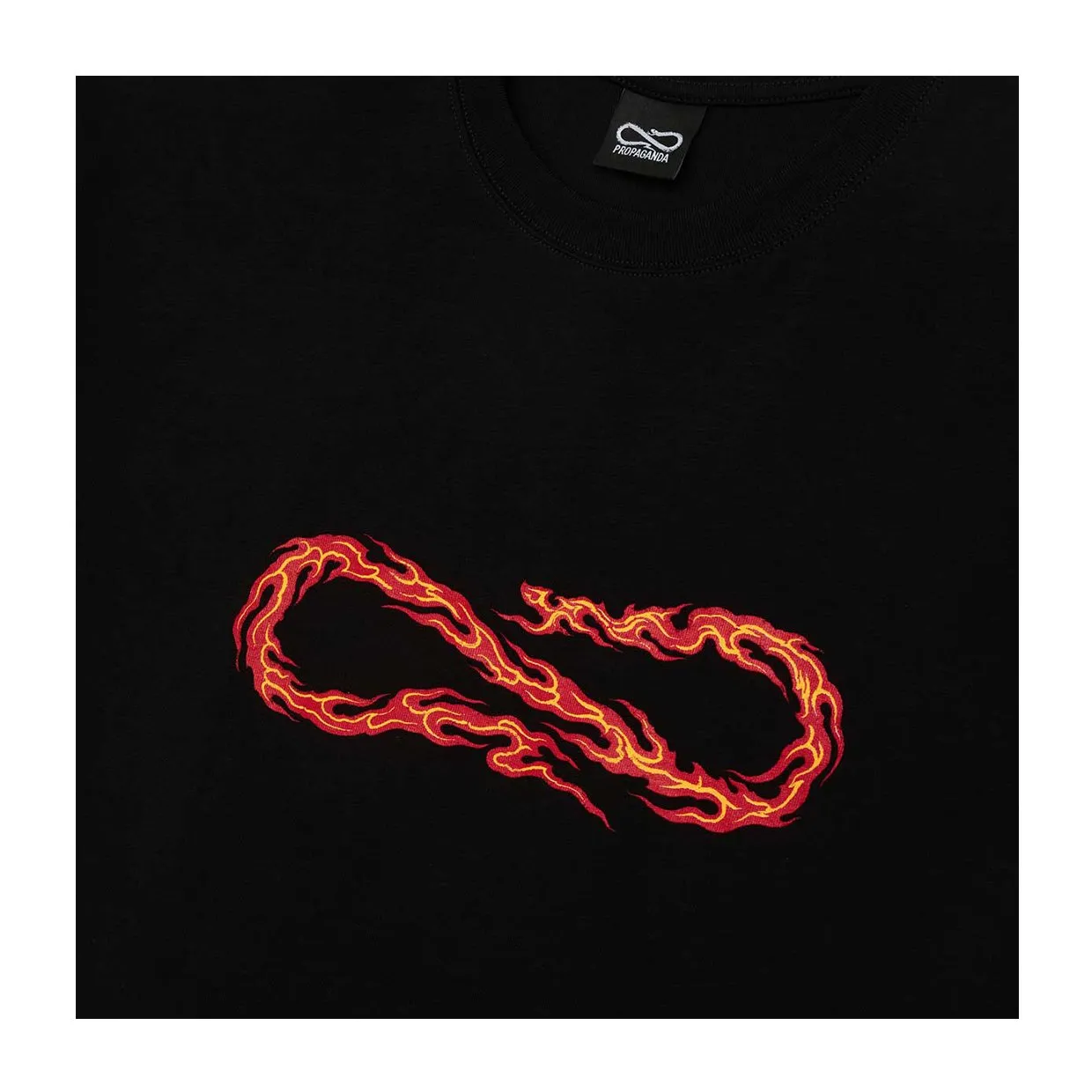 T-shirt Propaganda Xv Flame Nero