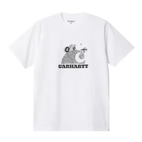 T-shirt Uomo Carhartt WIP S/S Harvester Bianco