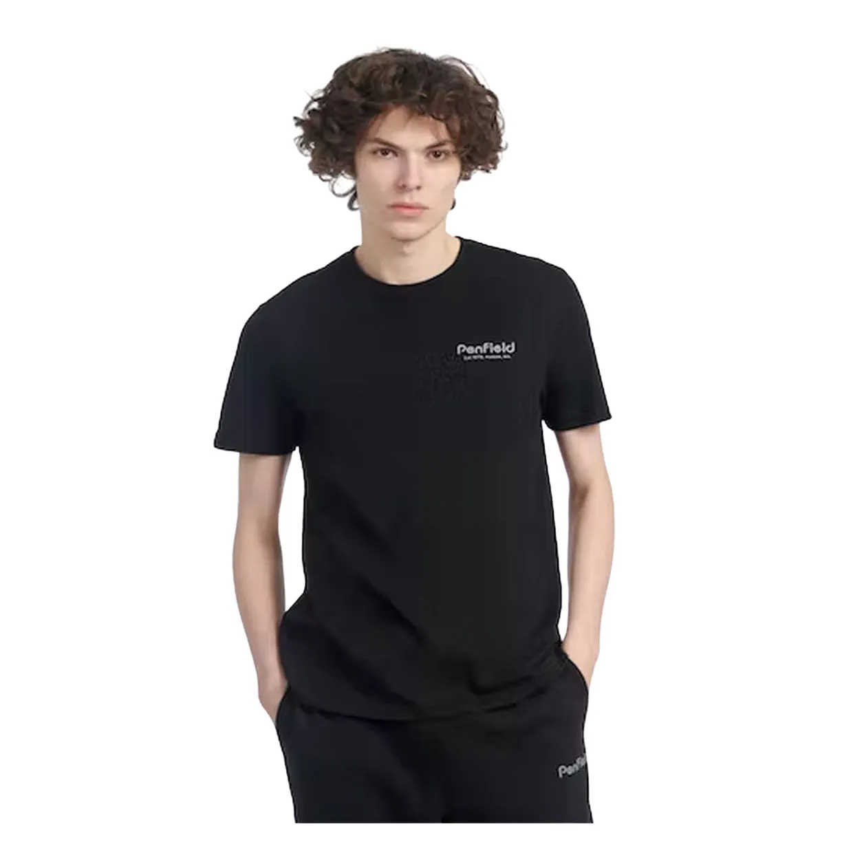 T-shirt Uomo Hudson Script Nero