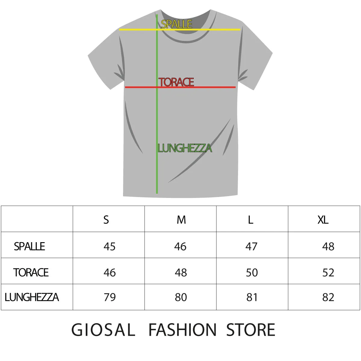 T-shirt Uomo Maglia Maniche Corte Stampa Scritta Tessuto Leggero Cotone Tinta Unita Nero GIOSAL