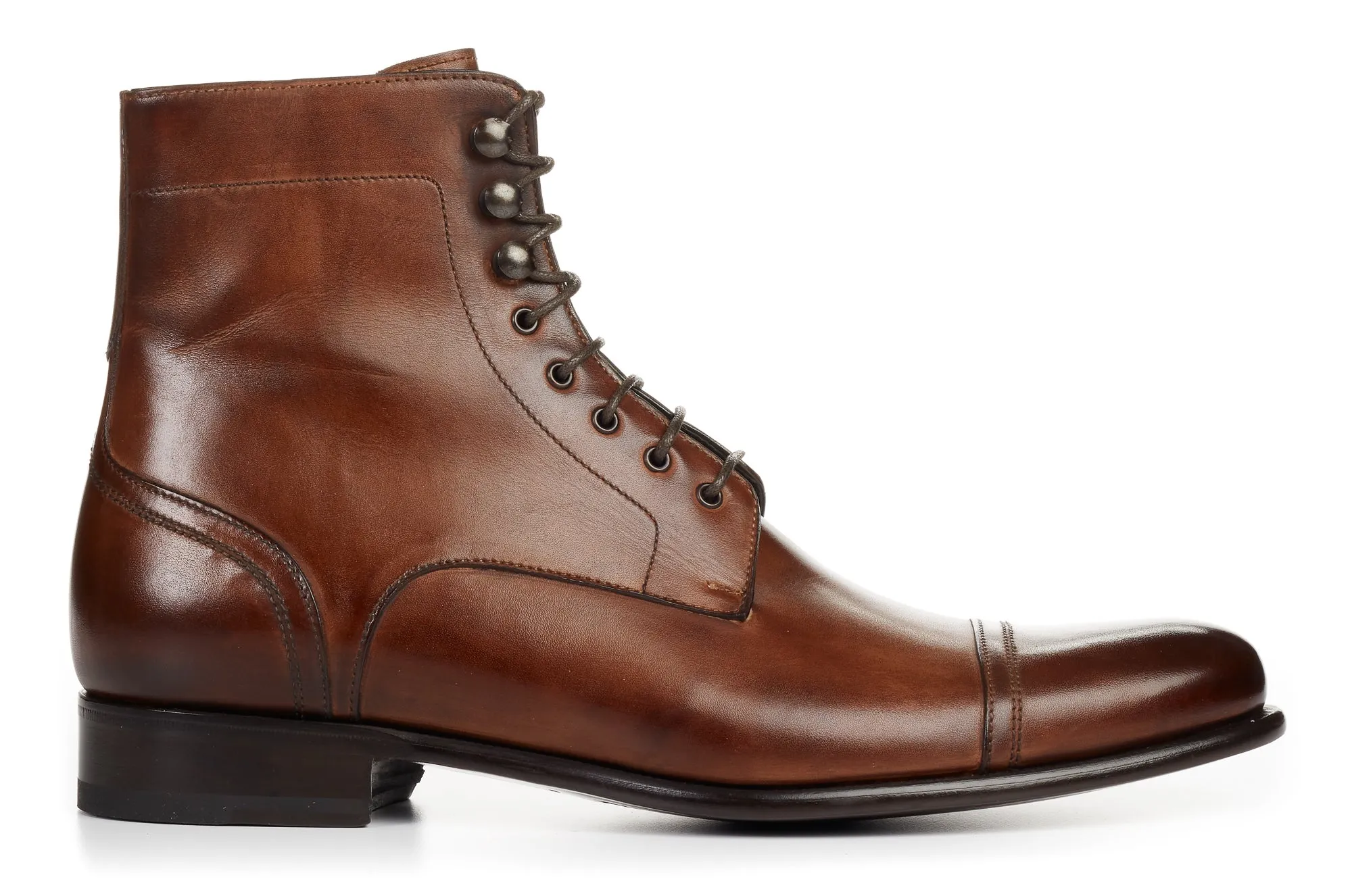 The Jackman Cap-Toe Boot - Brown