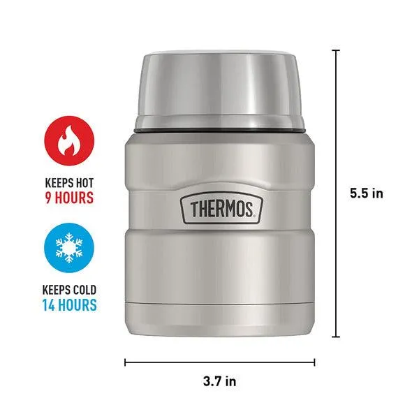 Thermos elik Yemek Termosu 0.47 Lt Mat Gümü