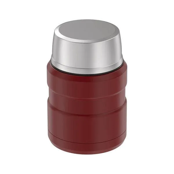 Thermos elik Yemek Termosu Mat Krmz 0.47 L