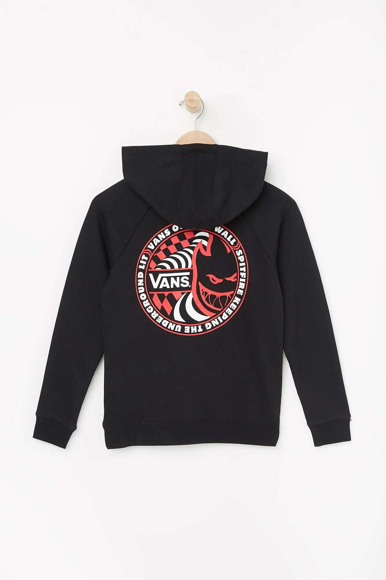 Vans X Spitfire Youth Raglan Fleece Hoodie