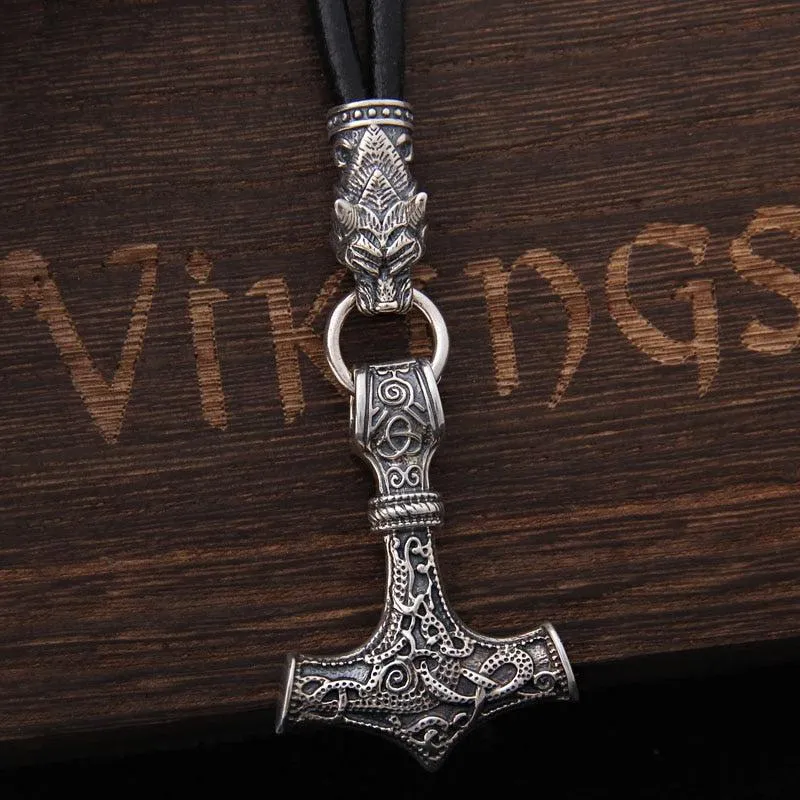 Viking Necklace Fenrir 925 silver