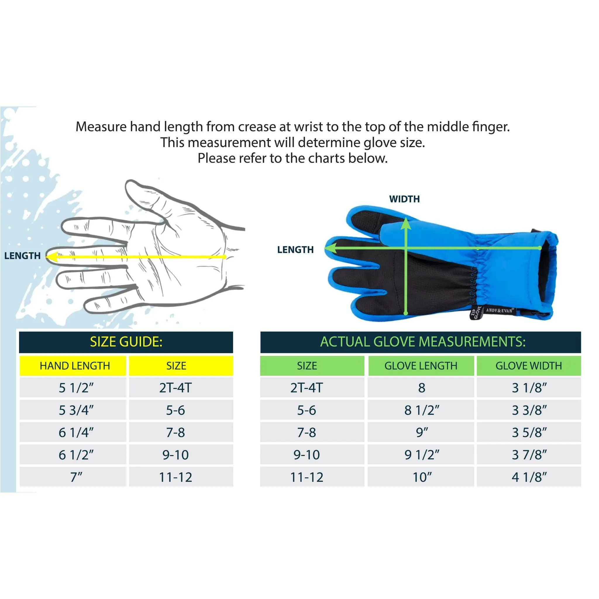 Winter & Ski Glove powered by ZIPGLOVE TECHNOLOGY | Rad Paint Splatter