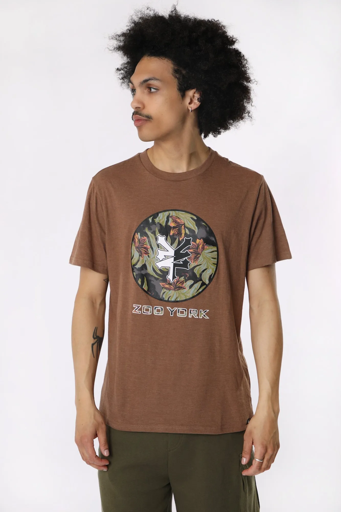 Zoo York Mens Tropical Logo T-Shirt