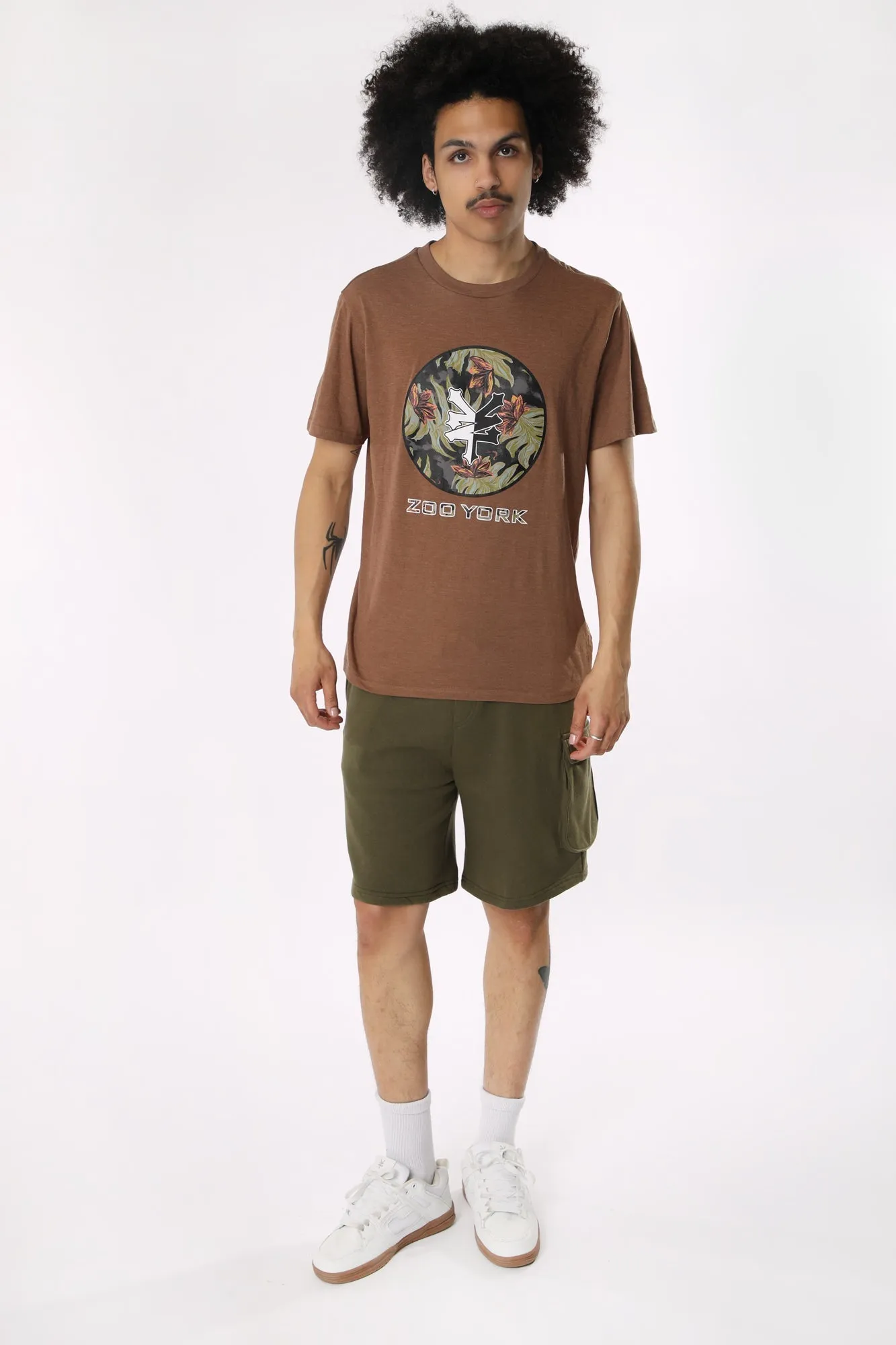 Zoo York Mens Tropical Logo T-Shirt